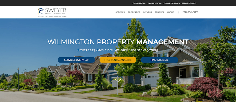 real property management rentals